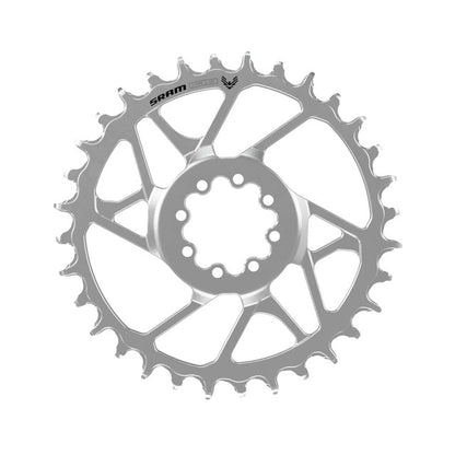 Mono-Kettenblatt SRAM EAGLE 90 T-TYPE BOOST 12V DM Offset 3mm Silber