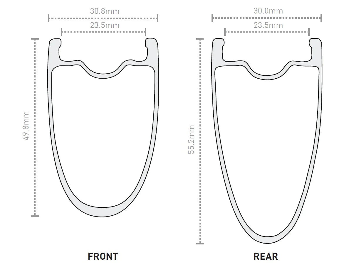 Vorderrad ENVE SES 4.5 PRO Schwarz