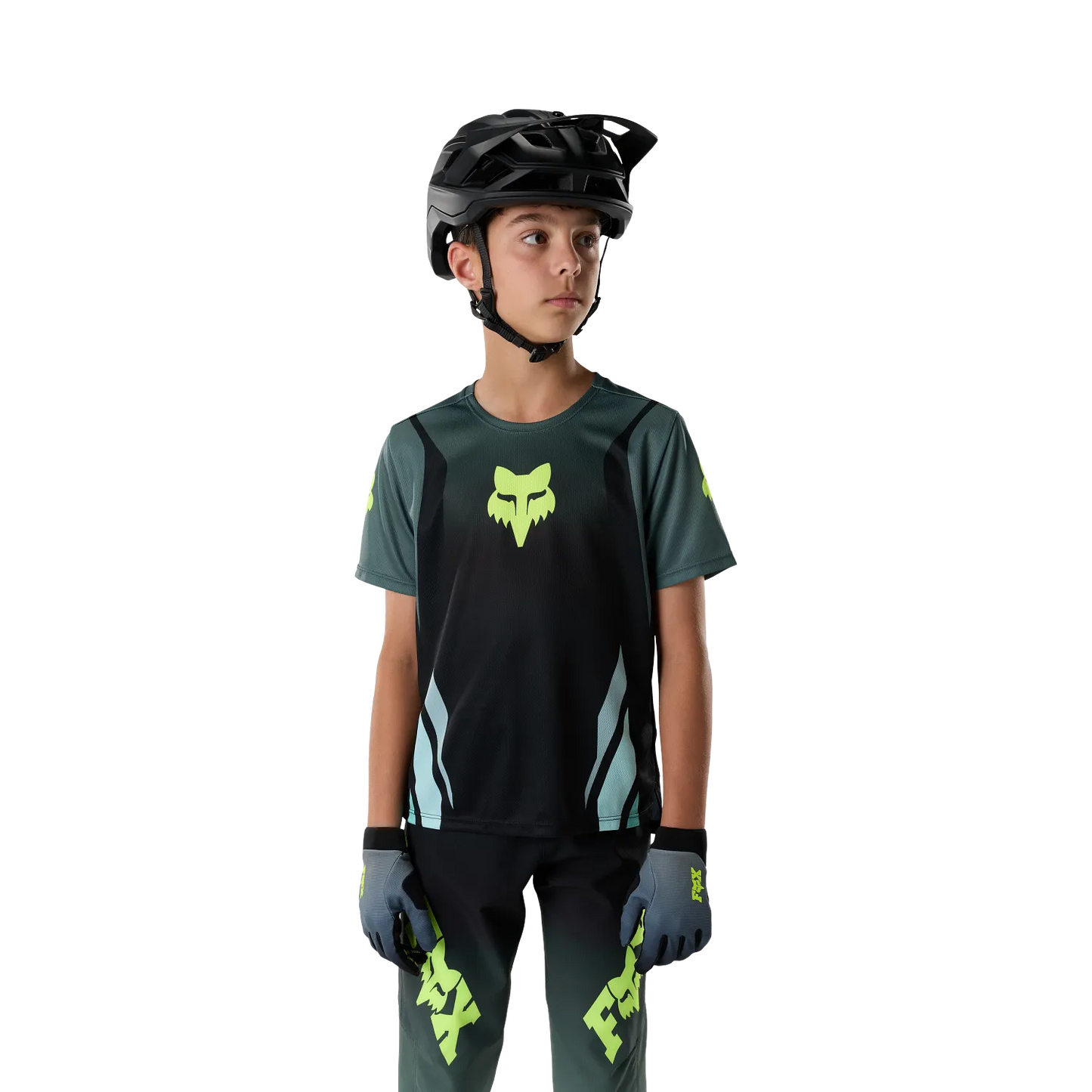 Trikot FOX RANGER FOUNDRY Junior Kurzarm Salbei