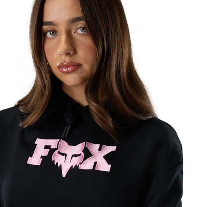 FOX F HEAD X FLEECE Damen-Kapuzenpullover Schwarz