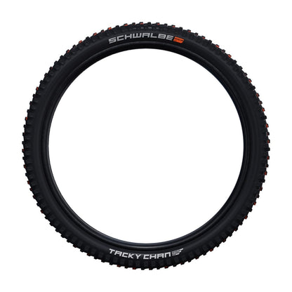 Reifen SCHWALBE TACKY CHAN 27.5x2.40 Super Gravity Addix Soft Tubeless Ready Faltbar Schwarz