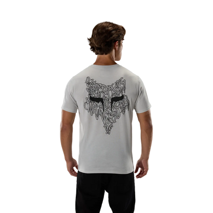 T-Shirt FOX SLOWBURN DRI-RELEASE Kurzarm Hellgrau