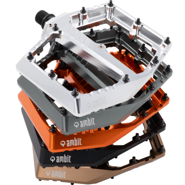 Flache Pedale AMBIT Breach Small Orange