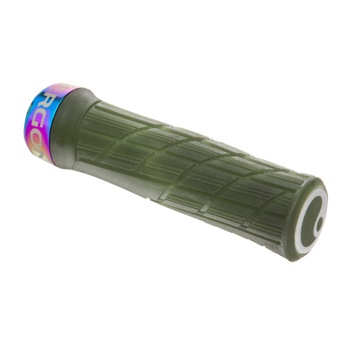 ERGON GE1 EVO Factory Griffe in Frozen Moss Grün mit Oil-Slick-Klemmringen