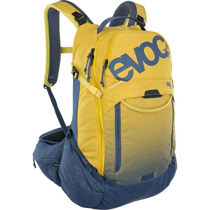 Rucksack mit Rückenprotektor EVOC TRAIL PRO 26L Gelb/Blau