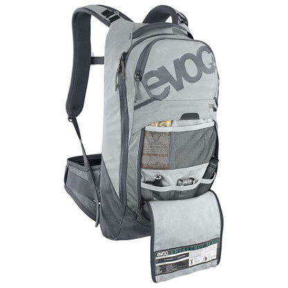 Rucksack mit Rückenprotektor EVOC TRAIL PRO 10L Grau