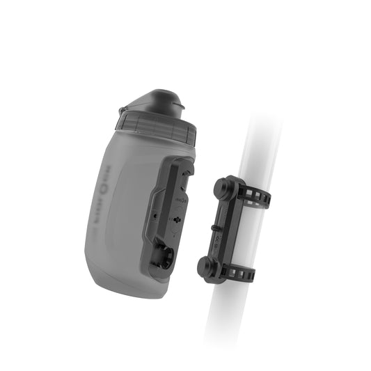 Kit Bidon et Porte-Bidon FIDLOCK TWIST UNI BASE 450 ml Fumé