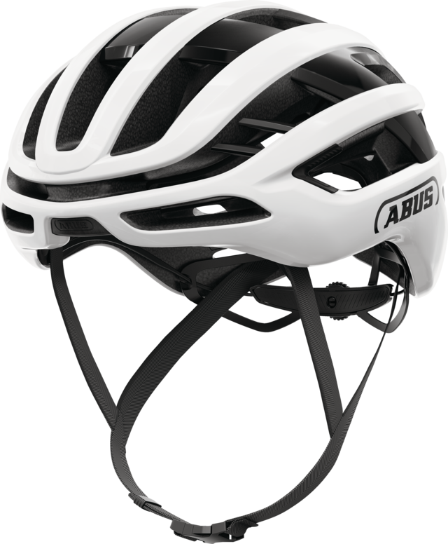 Helm Straße ABUS AIRBREAKER 2.0 Shiny Weiß