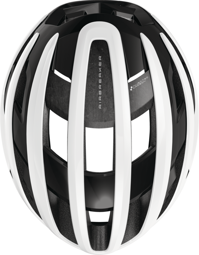 Helm Straße ABUS AIRBREAKER 2.0 Shiny Weiß