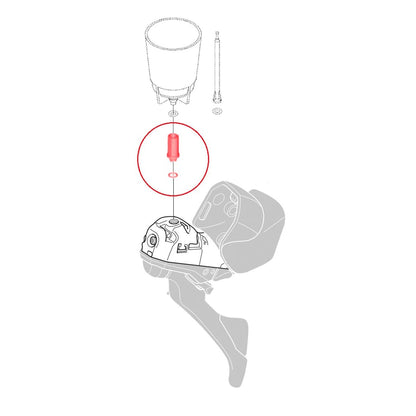 Adapter Trichter und Entlüftungsdichtung Straßenbremsen SHIMANO #Y0C698050