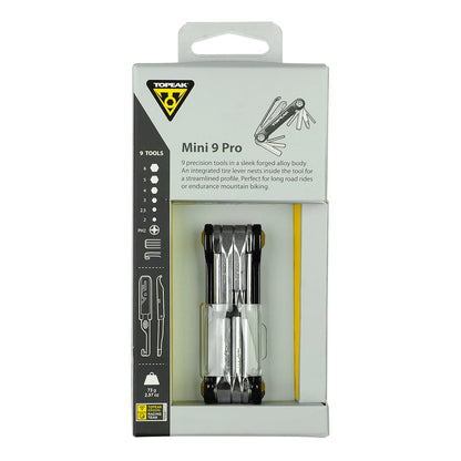 Multi-Tool TOPEAK MINI PRO Schwarz (9 Werkzeuge)