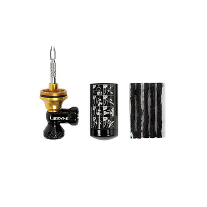 Tubeless-Reparatur-Kit CO2-Injektor LEZYNE BLASTER + 5 Dochte + 2x CO2-Kartuschen