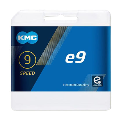 9-fach E-Bike-Kette KMC e9 Silber