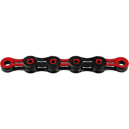 Kette 10-fach KMC DLC10 Schwarz/Rot
