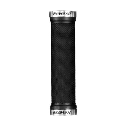 Grips REVERSE COMPONENTS CLASSIC Lock-On Noir/Argent
