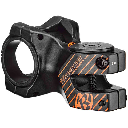 Vorbau REVERSE COMPONENTS BLACK ONE D-2 Schwarz/Orange