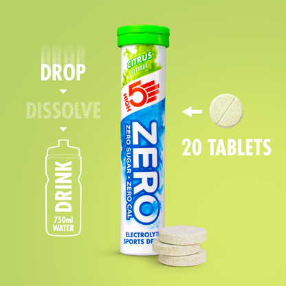 Elektrolyt-Hydratationstabletten HIGH5 ZERO (x20) Zitrone