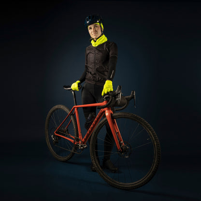 GRIPGRAB Thermo Hi-Vis Unterhelmmütze für Frühjahr und Herbst Gelb
