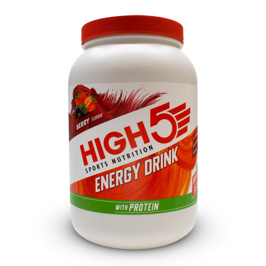 Energiedrink HIGH5 ENERGY DRINK PROTEIN (1.6kg) Früchte Rot