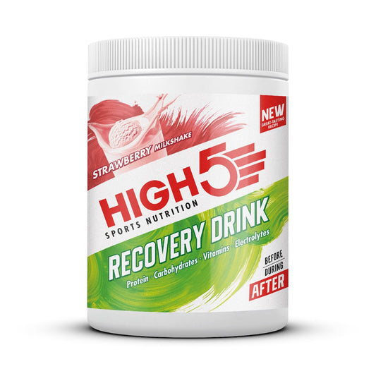 Erholungsgetränk HIGH5 RECOVERY DRINK (450g) Erdbeer Milchshake