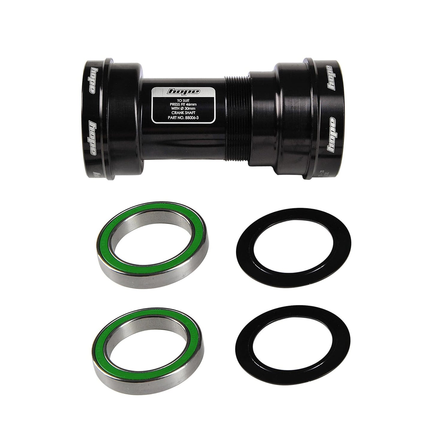 HOPE PF30/46 68/73 mm Pedalbox 30 mm Achse #BBPF467330SSN