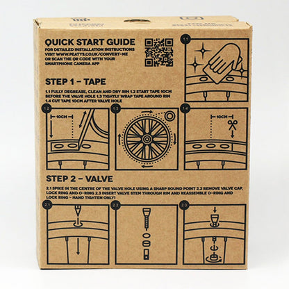 Kit de Conversion Tubeless PEATY'S Route / Cyclocross