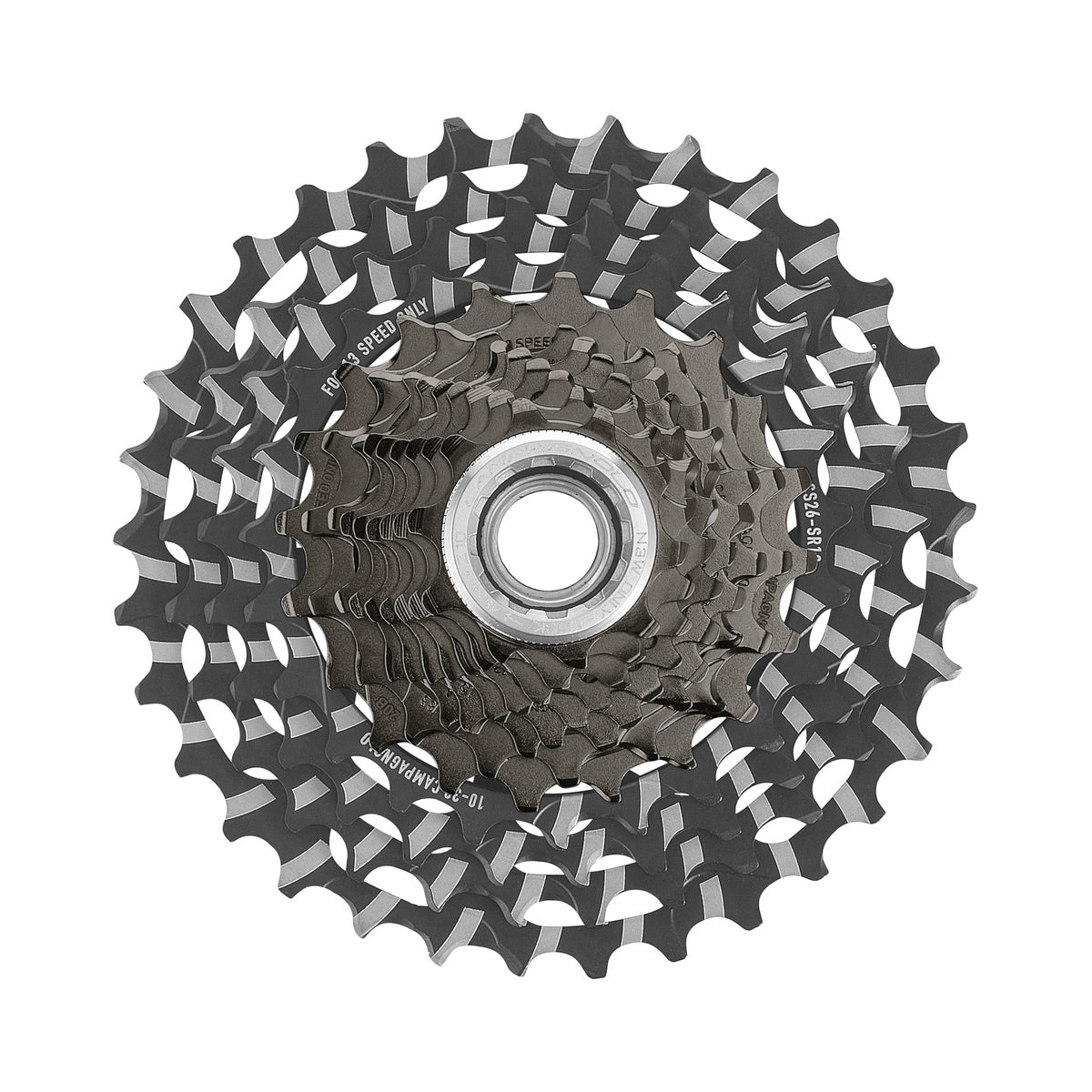 CAMPAGNOLO RECORD 13-fach-Kassette – Hauptfoto vor weißem Hintergrund