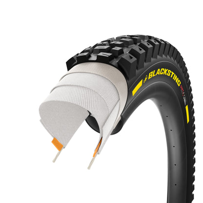 PIRELLI SCORPION BLACK STING Reifen 27.5x2.40 Soft DualWall Tubeless Ready Faltreifen Schwarz/Gelb Team Edition