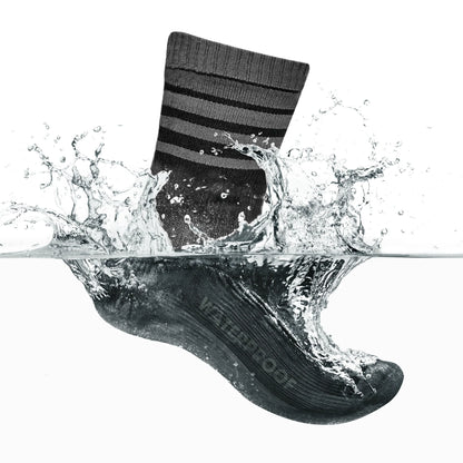 Socken GRIPGRAB Merino Winter Wasserdicht Schwarz