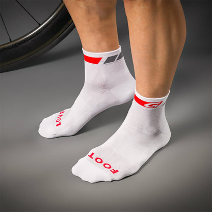 Kurze Socken GRIPGRAB LOW CUT Weiß