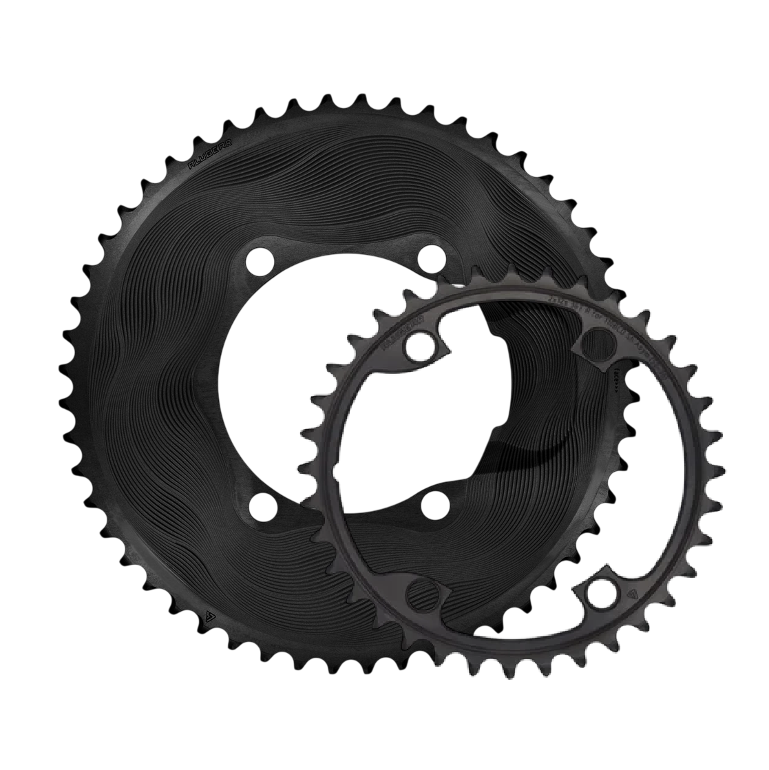 Paar Kettenblätter 12V ALUGEAR AERO 110 BCD für Shimano