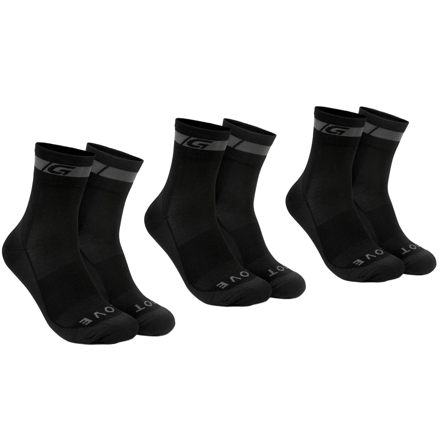 Socken GRIPGRAB MERINO REGALAR Schwarz (x3)