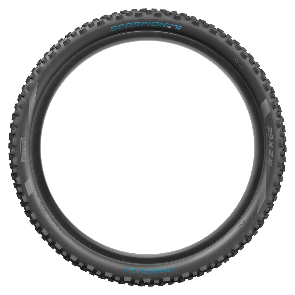 PIRELLI SCORPION ENDURO M COLOUR EDITION Reifen 29x2.40 HardWall Tubeless Ready Faltreifen Schwarz/Petronas-Türkis