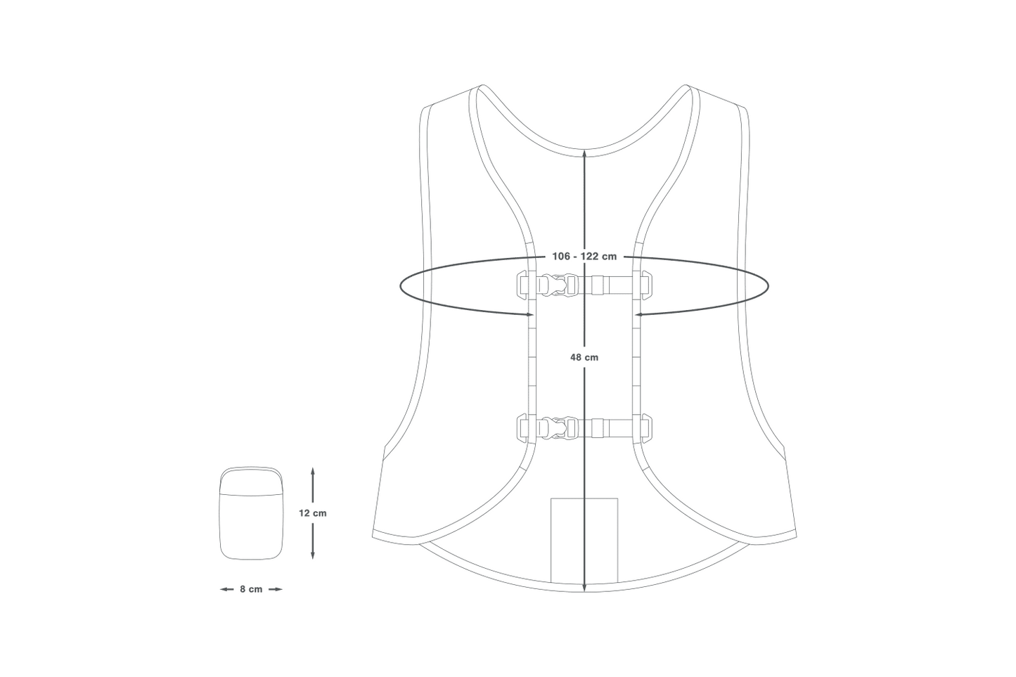 Gilet de Visibilité APIDURA PACKABLE VISIBILITY VEST