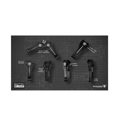 Multi-Tool SAHMURAI SWITCHBLADE (7 Werkzeuge)