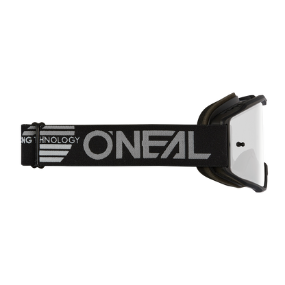 Maske O'NEAL B-10 SOLID Schwarz Scheibe Silver Mirror