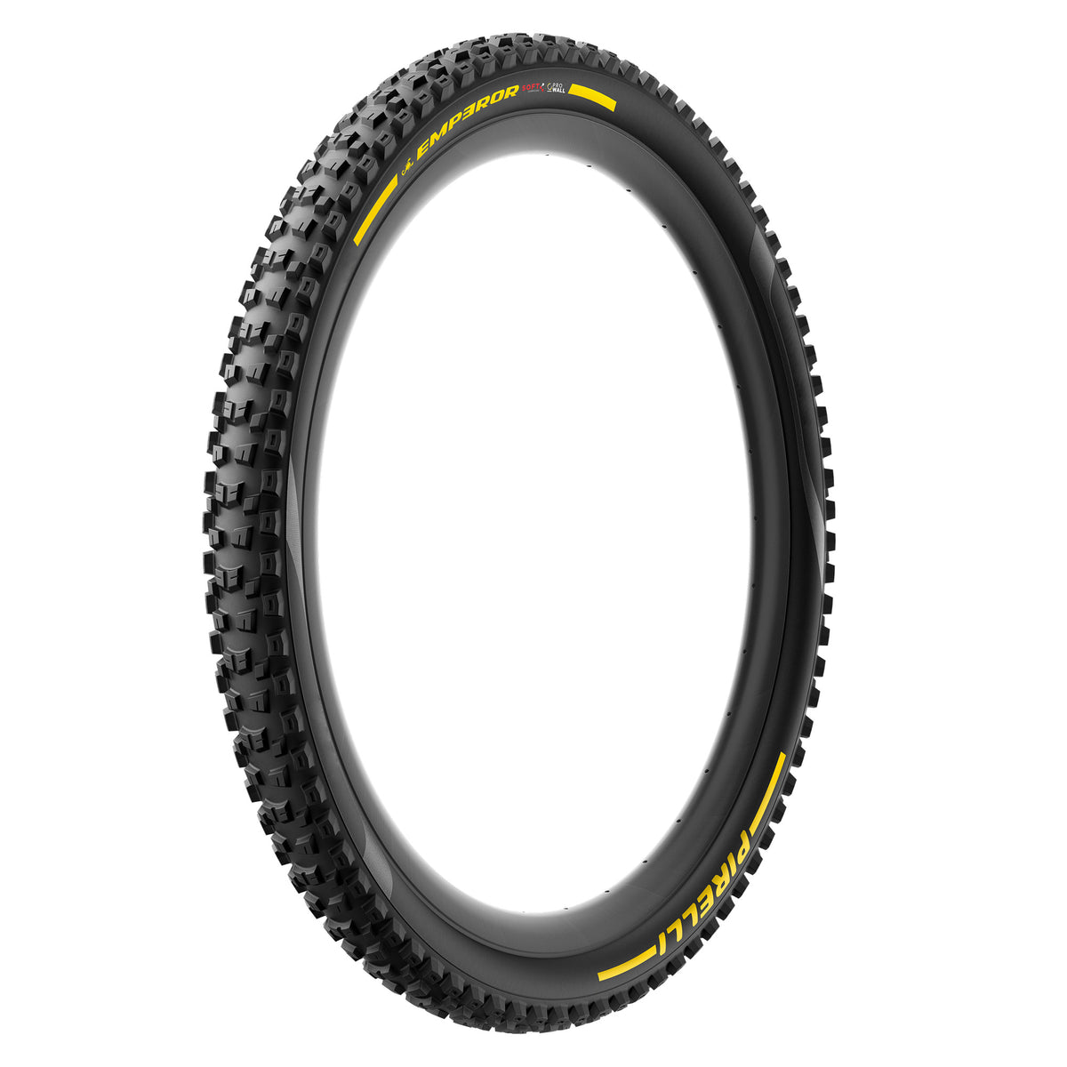 PIRELLI SCORPION EMPEROR Soft ProWall Faltreifen 27.5x2.40 Tubeless Ready Schwarz/Gelb Team Edition