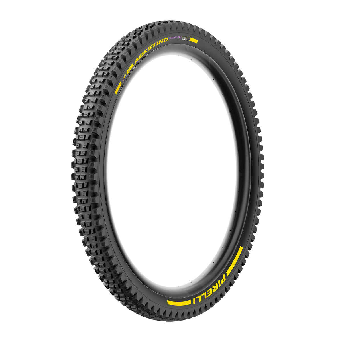 PIRELLI SCORPION BLACK STING Reifen 29x2.40 Supersoft DH+Wall Tubeless Ready Faltreifen Schwarz/Gelb Team Edition