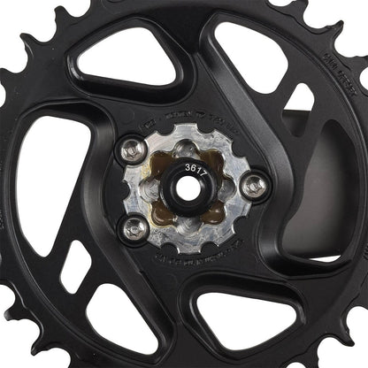 Kurbelgarnitur 12-fach TRUVATIV EAGLE DESCENDANT CARBON DUB Direct Mount Schwarz