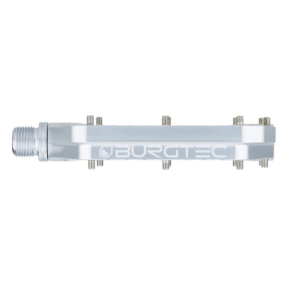 Flat-Pedale BURGTEC PENTHOUSE FLAT MK5 Silber