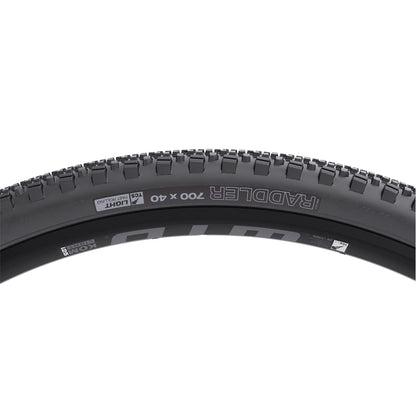 Reifen WTB RADDLER TCS LIGHT FAST ROLLING DUAL DNA SG2 700x40c Tubeless Ready Verstärkt Schwarz