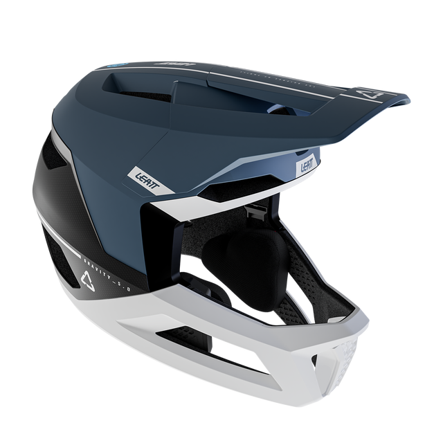 Casque VTT LEATT MTB GRAVITY 5.0 Bleu/Blanc