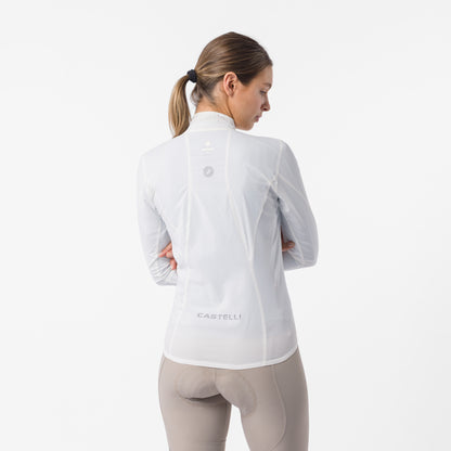 CASTELLI Transition Air Damenjacke in Elfenbein – Rückansicht