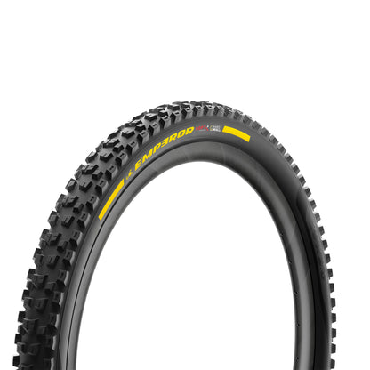 Pneu PIRELLI SCORPION EMPEROR 29x2.40 Soft HardWall Tubeless Ready Souple Noir/Jaune Team Edition