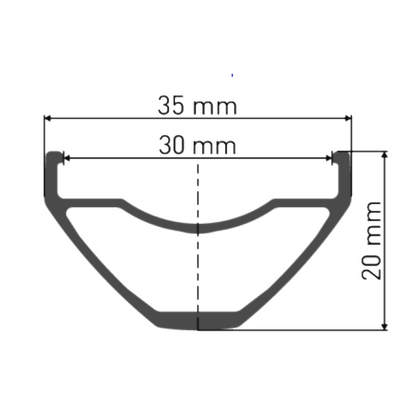 Roue Arrière DT SWISS M 1900 SPLINE 30 mm 29" 12x142 mm