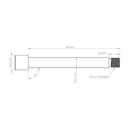 BURGTEC Vorderradachse für FOX Gabel 15x110 mm Boost KaboltX 2021 Rot