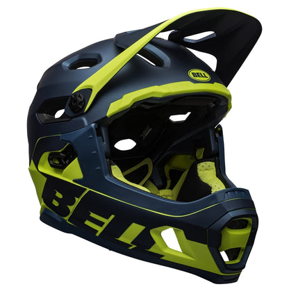 MTB-Helm BELL SUPER DH MIPS Blau/Gelb