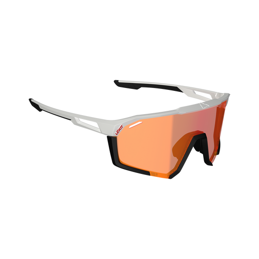 Lunettes LEATT SPEEDVIZ PRO Blanc Verre Iriz Cryztal Rouge