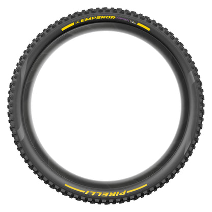 PIRELLI SCORPION EMPEROR Supersoft DH+Wall Faltreifen 29x2.40 Tubeless Ready Schwarz/Gelb Team Edition
