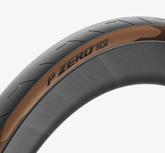 Reifen PIRELLI P ZERO RACE TLR 700c Tubeless Ready Braun